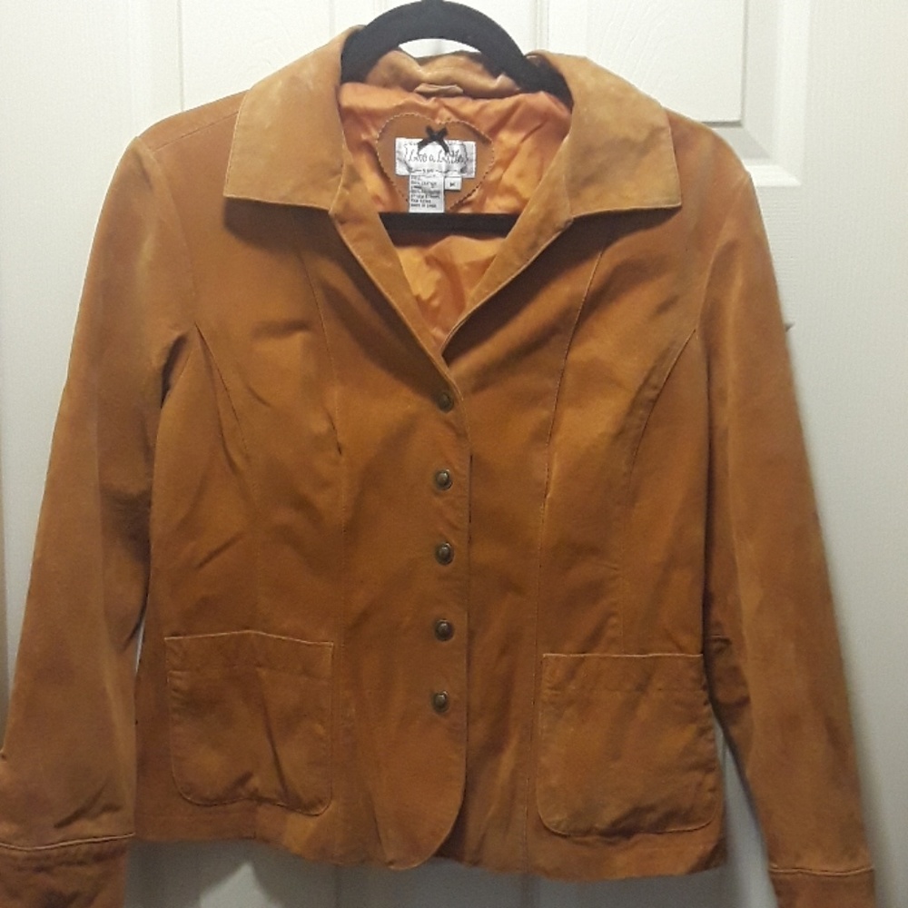Live a Little Leather Jacket Caramel